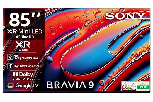 Sony BRAVIA 9 Series 215 cm (85 inches) 4K Ultra HD AI Smart Mini LED Google TV K-85XR90