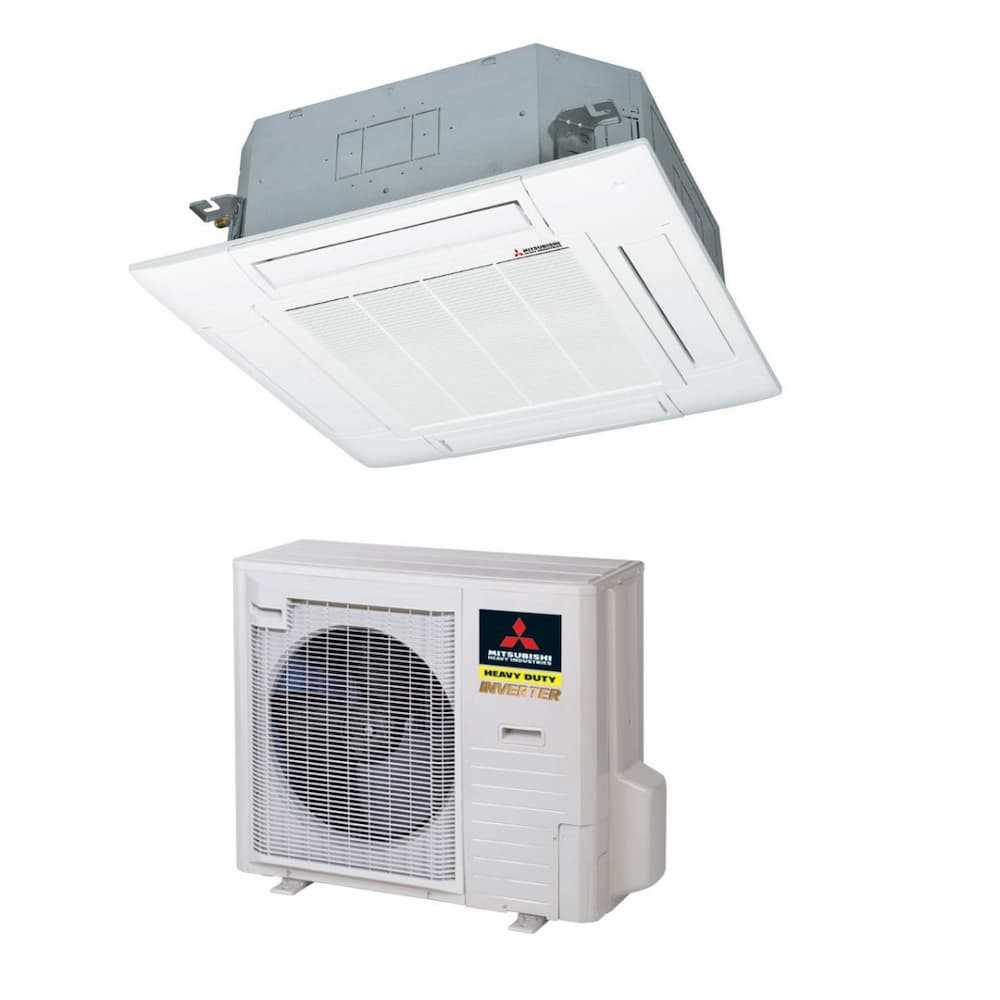 Mitsubishi | Hyper Inverter Cassette Ac | 3'*3'-(1 Phase) | 3.55 Ton 5 Star | FDT125YA-W6/FDC125YNA-W6