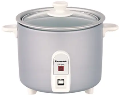 Panasonic | Electric Cooker-Small | SR-3 NAT | Metalic -Sliver