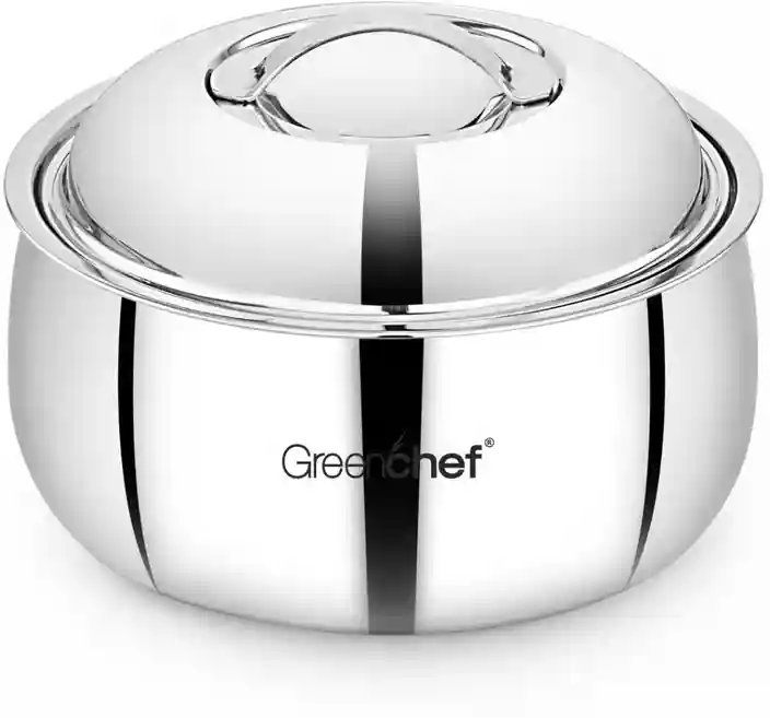 Greenchef | Stainless Steel Cookwares | Fusion SS Insulated Serving Casserole 2500ml