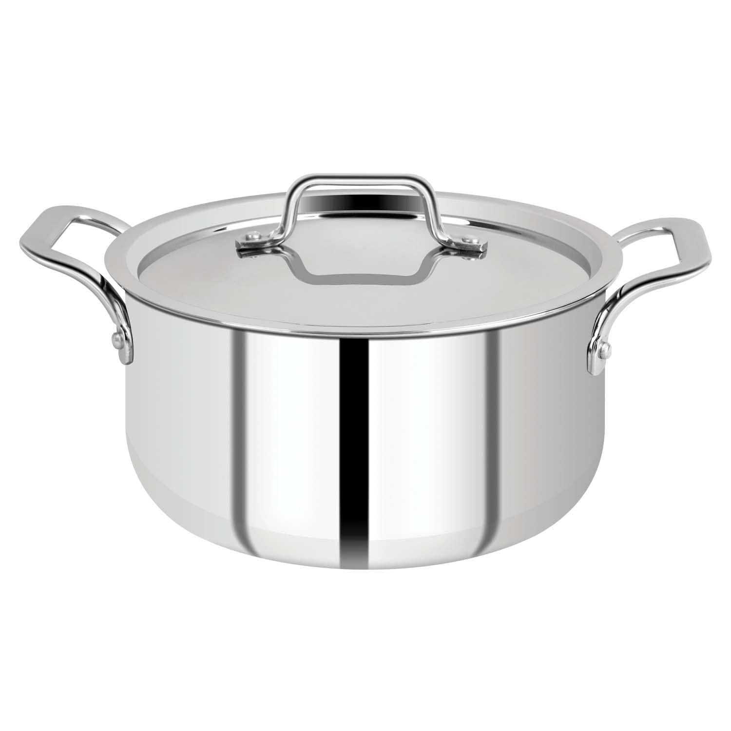 Greenchef | Triply Cookwares | Fusion Tri-Ply  Rice Pot with SS Lid 22cm
